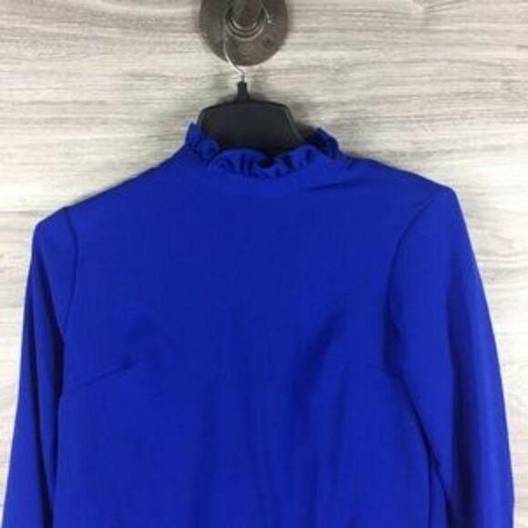 CODEXMODE Ruffle Trim High Neck Blouse size XS - Picture 6 of 8